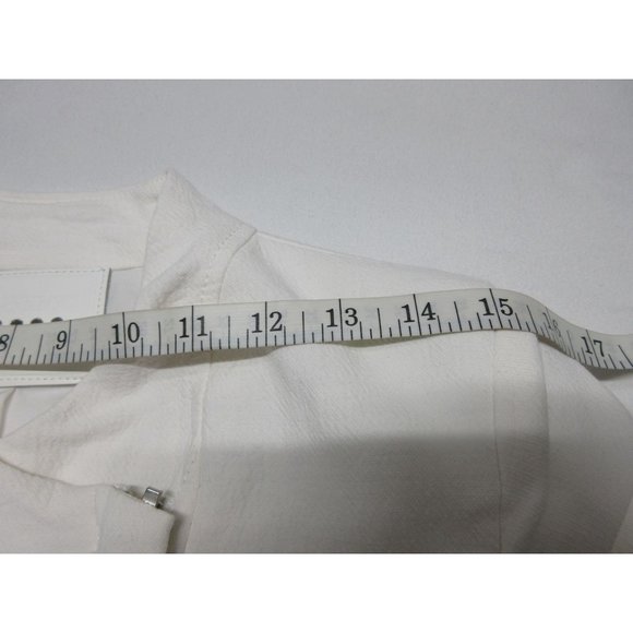 BlankNYC white collarless crop Motor City moto jacket - Picture 9 of 12